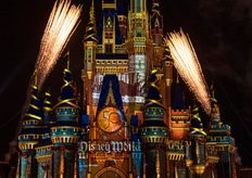 ‘Disney Enchantment’ at Magic Kingdom Park at Walt Disney World Resort in Lake Buena Vista, Fla., now shimmers like never before in celebration of Walt Disney’s vision and 50 years of magic. (David Roark, Photographer)